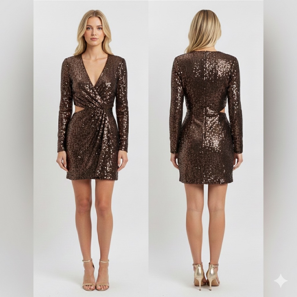 Jonathan Simkhai sequin dress with cutout size small NWOT